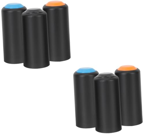 BELLIFFY Batterieabdeckung Ihc 6 Stück Mikrofon Batterieabdeckung Mikrofon Zubehör Batteriedeckel Für Mikrofon Mikrofon Zum Anschrauben Mikrofon Schraubenabdeckungen Mikrofon Batterie Mikrofon Clip