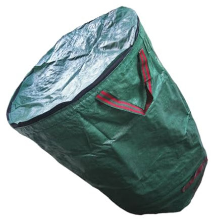KONTONTY Fallen Leaf Collection Bag Simple Extra Storage Bag for Garden Outdoor for Recycling Bin Storage