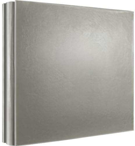 Photo Album for 6x4 Pictures 600 Pockets Black Inner Page Leather Cover | Acid-free Slip-in Pockets Large Capacity Pictures Album Book Birthday Christmas Wedding Anniversary Memory Grey