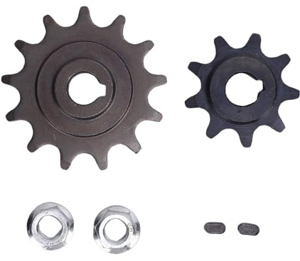 ARTOCT 420 Kettenradsatz, 9- und 13-Zahn-Ritzel mit Muttern und Kurzen Schlüsseln für MY1016Z MY1018 Bürstengetriebemotor