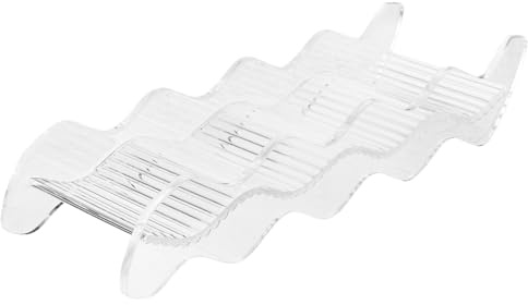 SHINEOFI Klettergerüst für Hamster aus Acrylglas mit Stufendesign Kletterleiter für Ratten und Kleintiere Spielplatzzubehör mit Wellenform für Mäuse und Gleithörnchenkäfige