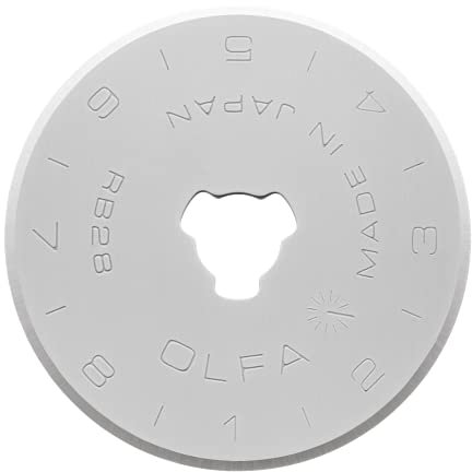 Olfa Recambio de Cuchilla giratoria de 28 mm, Paquete de 5