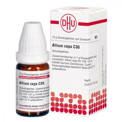 DHU Allium cepa C30 Streukügelchen, 10 g Globuli