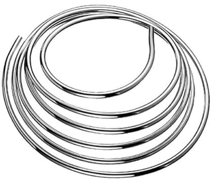 Schell Kupferrohr biegsam, 5 m Ring, chrom Ø 12 mm