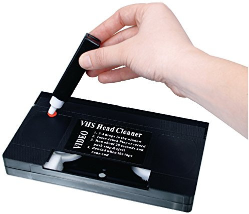 Eurosell - Reinigungscassette für VHS-Köpfe, 2 Stunden, Schwarz