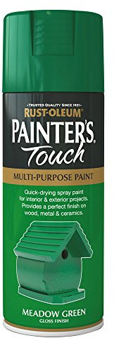 Rust-Oleum AE0040013E8 400ml Painter's Touch Spray Paint - Meadow Green Gloss