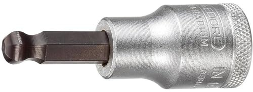 Gedore Screwdriver bit 1/2 Inch Ball Head Hex Socket, in 19 K 12