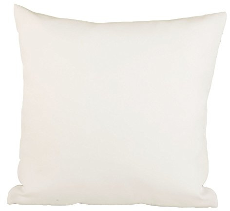 Hans-Textil-Shop Kissenbezug Polyester - Kissen, Kissenhülle, Kopfkissen, Dekokissen, Sofakissen, Couchkissen, Pflegeleicht, Bügelfrei (40x40 cm, Creme)