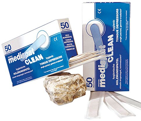 Medispat 00084988 Holzmundspatel, einzeln (50-er Pack)
