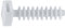 Indice TACOBRIBL6 muro tasselli per fascette stringicavo, 6 mm, colore bianco