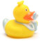 DUCKSHOP I Mini Badeente Baby Junge I Quietscheente I L: 5 cm
