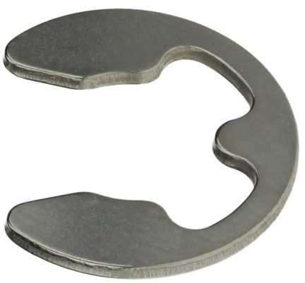 Reidl Sicherungsscheiben für Wellen 6 mm Außendurchmesser 12,3 DIN 6799 1.4122 (X39CrMo17-1; GX35CrMo17) blank 100 Stück