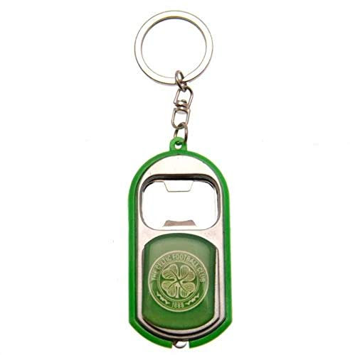 Celtic FC Torch Bottle Opener Keyring Complete in Gift Box