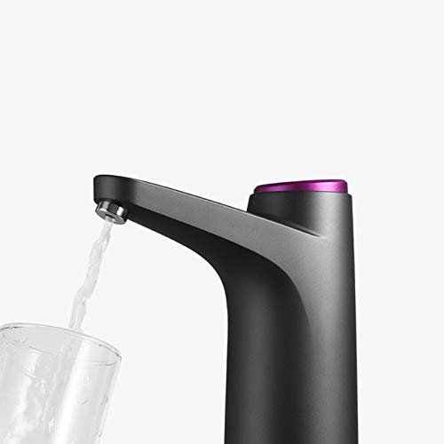TIEMORE Dispensador De Agua, Bomba De Agua Potable Eléctrica, Bomba De Botella De Agua Eléctrica, Automático, Bomba Recargable Inalámbrica USB