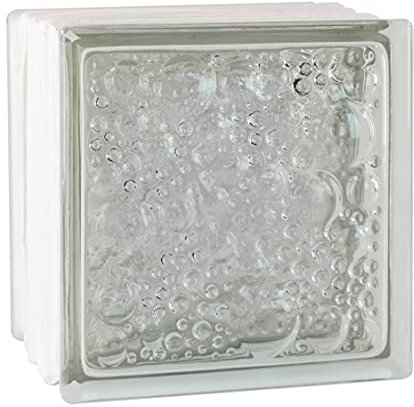 Fuchs Design THERMO BLOCK, 3x Glasbaustein Savona Klar, 19x19x12cm, Wärmedämmung: Ug 1,2