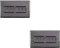 2 PACK | 6 Gang Multi Light Switch – BLACK NICKEL & Black Trim – 2 Way 10 Amp – Dark Gunmetal Decorative Wall Plate & Solid Metal Rocker – On/Off Mains Lighting Switch