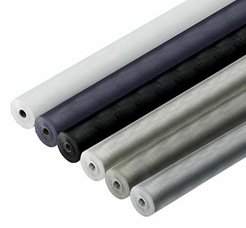 Edelstahl Gitter Meterware | Maschenweite 1x1mm | Rollenbreite: 80cm | 180g / m² Perfekt als stabiles langlebiges Fliegengitter Insektenschutzgitter oder als Gewebe für Modellbau
