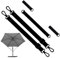 Parasol Strap, Cantilever Wind Straps For Large Cantilever Parasols Crank Umbrellas Wind Resistant Weatherproof Wind Safety Straps Fixing Kit Strong Tie Suitable For Any Parasol With Locking Screw