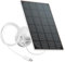 GALAYOU Panneau Solaire Camera Exterieur - 3W Panneau Solaire pour Camera Surveillance WiFi Exterieure sans Fil Batterie & pour Camera Exterieur sans Fil Solaire, Étanche IP65, USB-C & Micro-USB