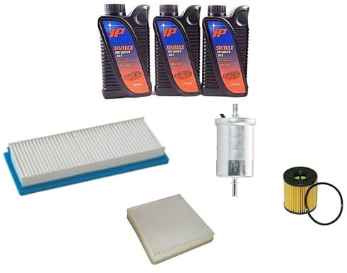 AOQ KIT TAGLIAND 4 FILTRI +3 LT OLIO 5W40 COMPATIBILE CON SMART FORTWO II (451) (II serie)800 CDI