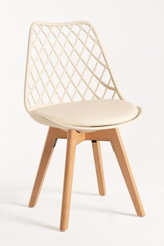 Regalos Miguel - Packs Sillas Comedor - Pack 4 Sillas Mima - Beige