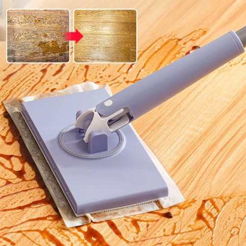 EHOTER Mini serpillère à changement automatique mains libres avec tête rotative à 360 °, compatible avec les serviettes ou les lingettes jetables (violet)