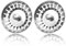 RSYHVG 2PCS Sink Strainer Plug,Kitchen Sink Stainless Steel Thicken Strainer waste Plug,Sized for UK Sinks(Diameter:77mm)