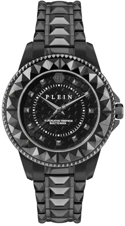 Philipp Plein Damen-Armbanduhr, analog, Quarz, Lady Rock