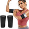 Bavooty Sauna Arm Shaper,Armbandage Ein Paar,Arm Sauna Bands,Gewichtsverlust Slimmer Bands Wraps Arm Trimmer,Sauna Armbandage,Arm Bands,Elastische Arm Kompression,Elastische Arm für Sport,L/XL,Silber