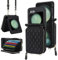 NINKI für Samsung Galaxy Z Flip 6 Geldbörse Hülle mit Kartenhalter, Leder Abnehmbare Schlutergurt Case für Samsung Z Flip 6 Wallet handyhülle, Galaxy Z Flip 6 Telefonhülle für Frauen Schwarz