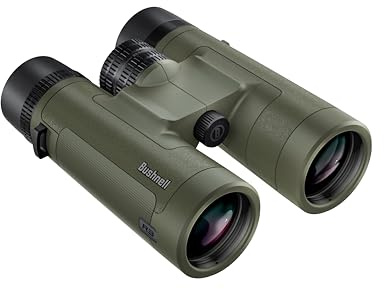 Bushnell R3 8x42 Binoculars – Waterproof, Multi-Coated Optics with EXO Barrier Lens Protection for Bird Watching & Wildlife Viewing, Includes Chest Harness & Neck Strap