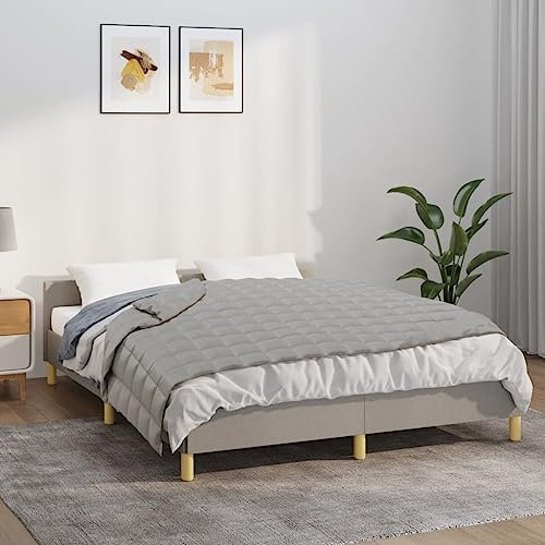 ZHAOYHH Linens & Bedding Gewichtsdecke, grau, 140 x 200 cm, Einzelbett, 6 kg, Stoffbettwäsche