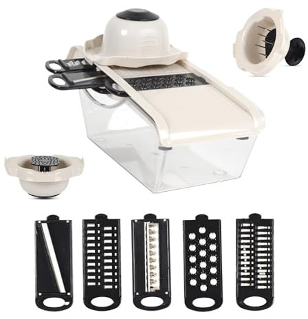 Mandolina de Cocina,Multifuncional Cortador Verduras,Picador de Verduras,Utensilios de Cocina;Cortador Verduras Cebollas,Mandolina Cocina Profesional,Cortador de Patatas Tomates Pepinos Queso Frutas