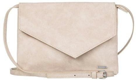 Roxy As You Can Stilvolle kompakte Umhängetasche für Damen mit verstellbaren Trägern und Druckknopfverschluss, pargament, 1.4L