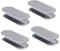 SGERUFZ 4 piezas Pomos para Puerta de Balcón, Mango de Puerta, Tiradores Autoadhesivos, Tiradores de Puerta, Puerta de Balcón Exterior, de Plástico, para Puerta de Cristal, pomo puerta exterior (Gris)