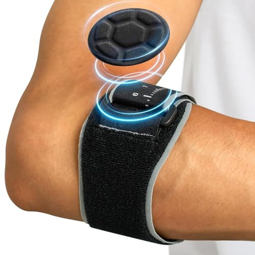 Pnrskter Elbow Bandage, Tennis Elbow Brace, Elbow Support for Men and Women, Adjustable Tennis & Golfer's Elbow Pain Relief