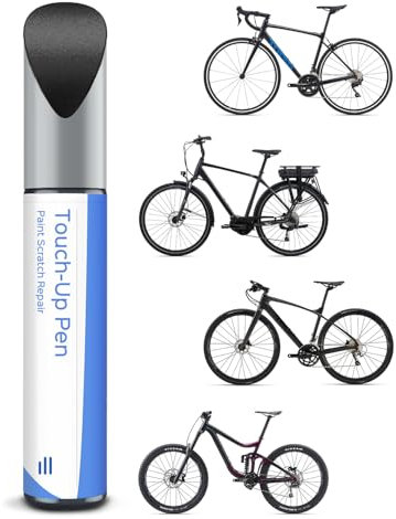 PARTS4EV Gunmetal Black Gloss - Vernice per ritocco per bicicletta Giant Utilizzare una penna per ritocco per metallo e plastica, vernice per biciclette ad alto potere coprente