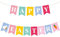 JEYORZY 1 Set Ostern Deko Girlande, Happy Easter Banner, Frohe Ostern Banner Osterhasen Girlande, Osterdeko zum Aufhängen, Ostereier Deko zum Aufhängen für Osterdeko Partyzubehör