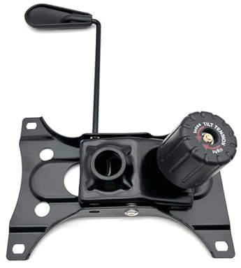 LIbgiubhy Plaque de base de chaise de bureau en acier haute durabilité adaptée à plusieurs pieds de chaise pour un confort amélioré et