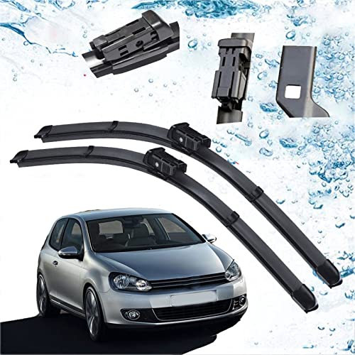 ZWXHN Auto Frontscheibe Scheibenwischer für V&w für Golf 6 MK6 2009-2013 Autoklingen Bürstenschneider 2009 2010 2011 2012 2013 5K