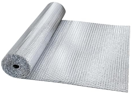 Rouleau isolant en film isolant double face - Isolation de fenêtre pour toit, porte de garage, camion, automobile - Double isolation offrant une bonne résistance aux intempéries