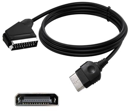 Zkydhbd Câble péritel RVB pour systèmes de première génération - Longueur : 180 cm - Câble péritel vers AV