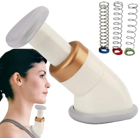 Halsstraffungsgerät & Kinntrainer - Elektrisches Facelift | Gerät Zur Nackenstraffung | Gesichts- Und Nackenmassage Für Männer & Frauen, Anti-Aging Nacken-Toner Straffung & Glättung