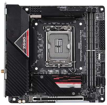 Gaming Motherboard Fit For ASROCK Z690 Phantom Gaming-ITX/TB4 Gaming-ITX Intel MINI ITX Motherboard LGA 1700 DDR5 96GB Wi-Fi 6E Support 14900 14400