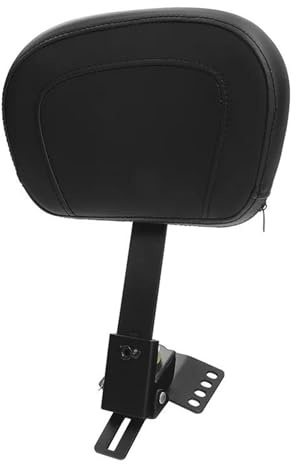 Motorrad Rückenlehne Für Touring Road King Glide 1997-2024 1-teilige Sitzbank Mit Schlitzen Steckbares Rückenpolster Für Fahrer Und Beifahrer