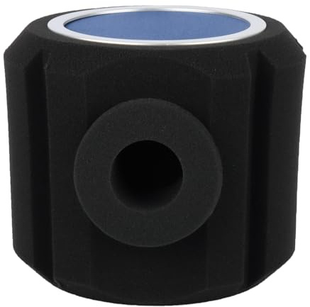 Aumotop Protezione Antivento Copertura del Microfono Protezione Filtro Pop in Schiuma per Microfono a Condensatore, Copertura per la Riduzione del Rumore e la Prevenzione dello Scoppio Cantanti e