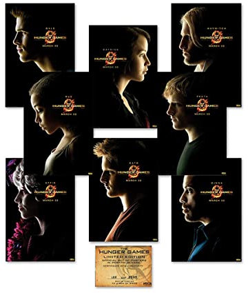 The Hunger Games Limited Edition Character Posters - (Set of 8) 27x 40 by NECA