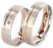 JC TRAURINGE 333er EHERINGE 8 KARAT ROTGOLD & WEIßGOLD J921