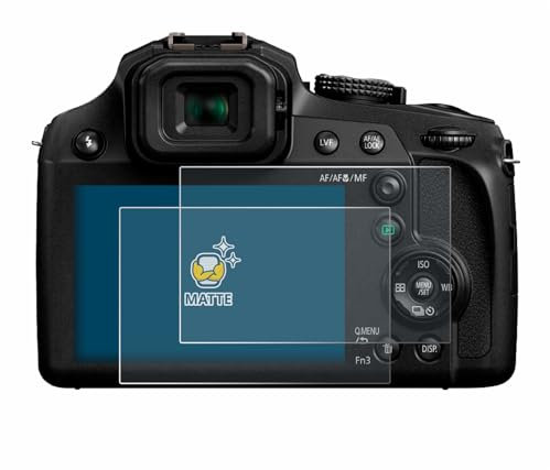 BROTECT Entspiegelungs-Schutzfolie für Panasonic Lumix DC-FZ82 / FZ82D (2 Stück) Matte Displayschutz-Folie, Anti-Reflex, Anti-Fingerprint