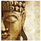 Bilderwelten Schiebegardinen Vintage Buddha - 4 Flächenvorhänge Ohne Aufhängung 4X 250x60cm